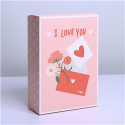 Коробка складная «Любовные письма», 22 × 30 × 10 см